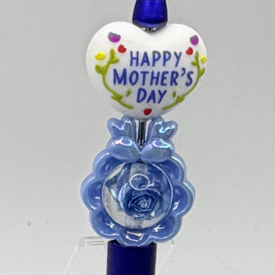 Mother’s Day Beaded Pens – Choose Your Style A–R | Handmade Gift Pens for Mom | Cute Custom Ink Pens