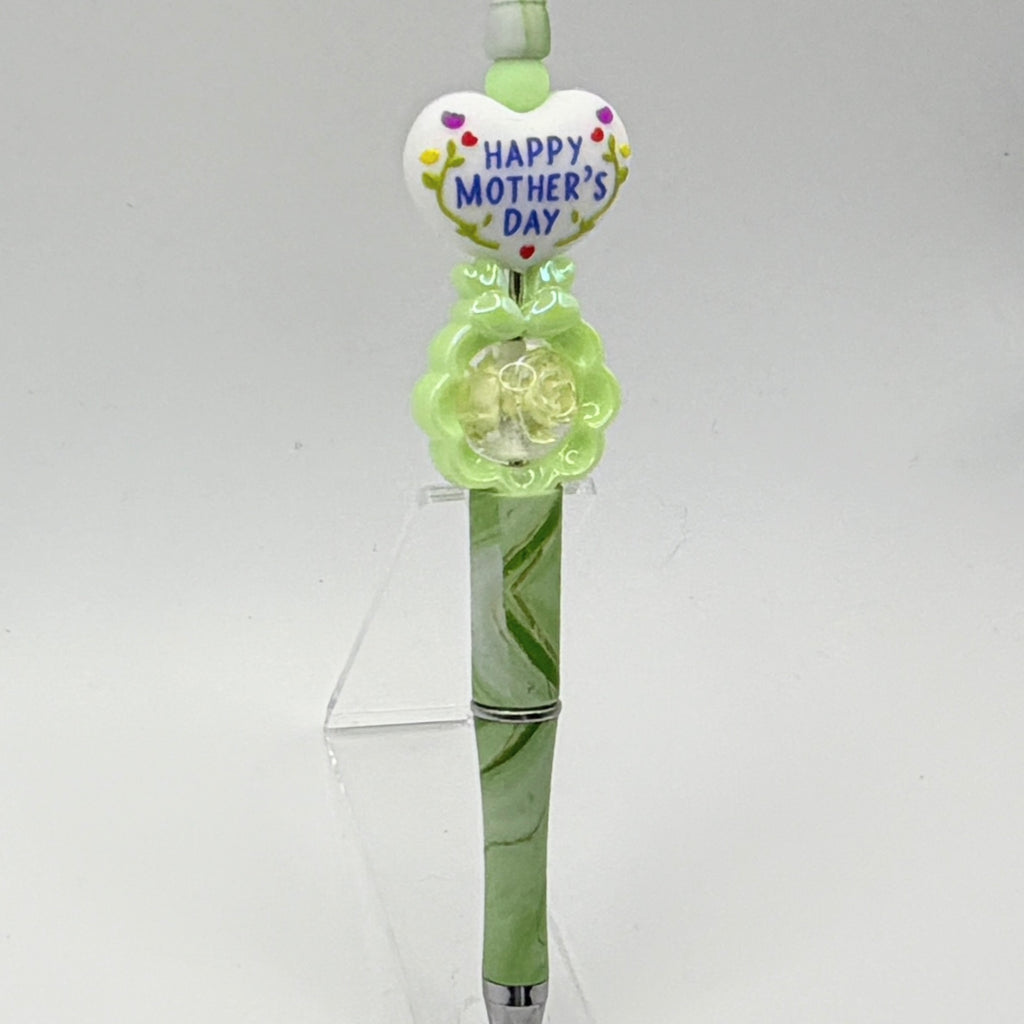 Mother’s Day Beaded Pens – Choose Your Style A–R | Handmade Gift Pens for Mom | Cute Custom Ink Pens
