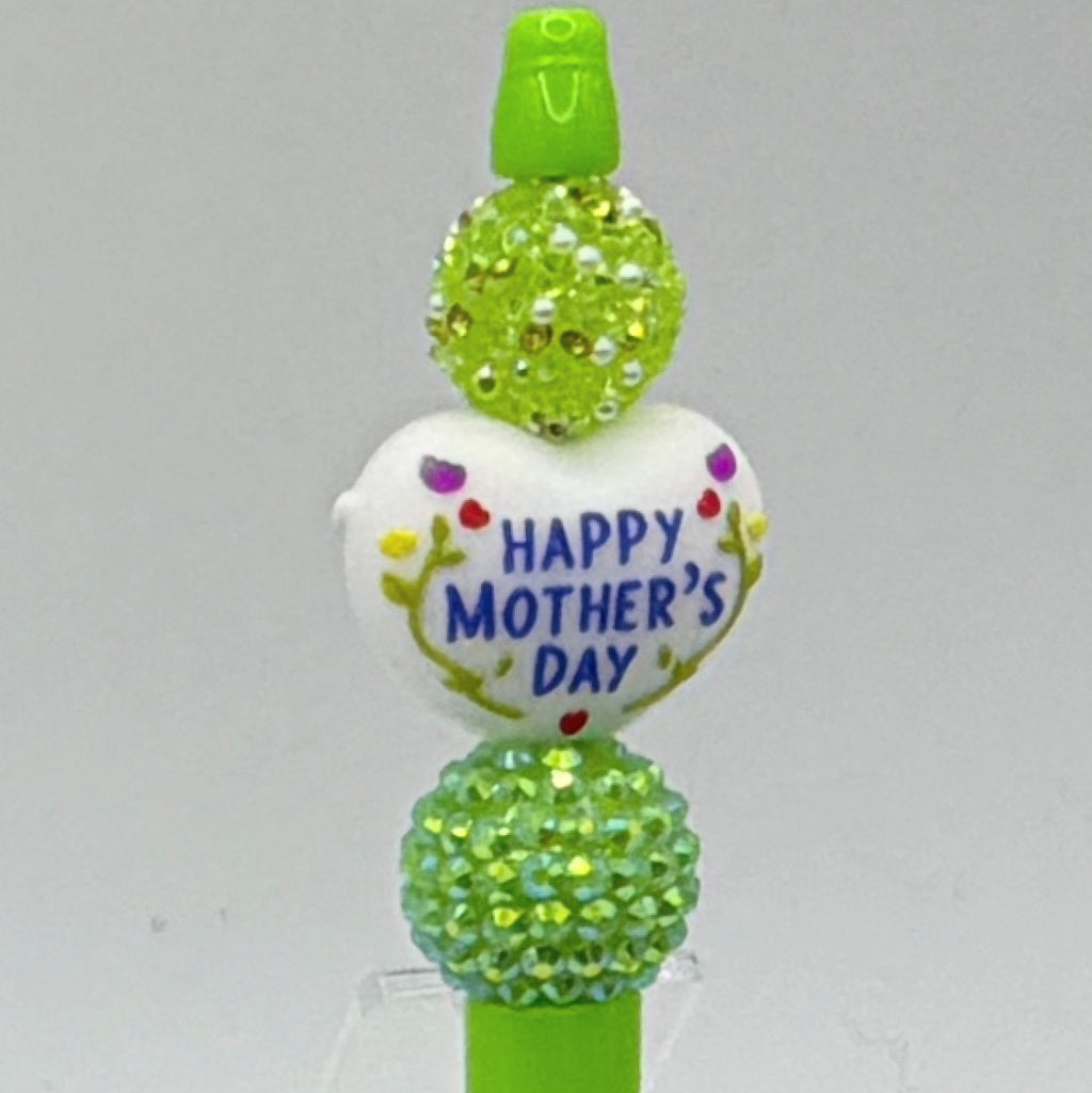 Mother’s Day Beaded Pens – Choose Your Style A–R | Handmade Gift Pens for Mom | Cute Custom Ink Pens