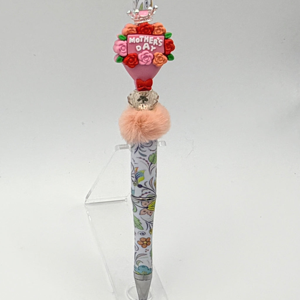 Mother’s Day Beaded Pens – Choose Your Style A–R | Handmade Gift Pens for Mom | Cute Custom Ink Pens