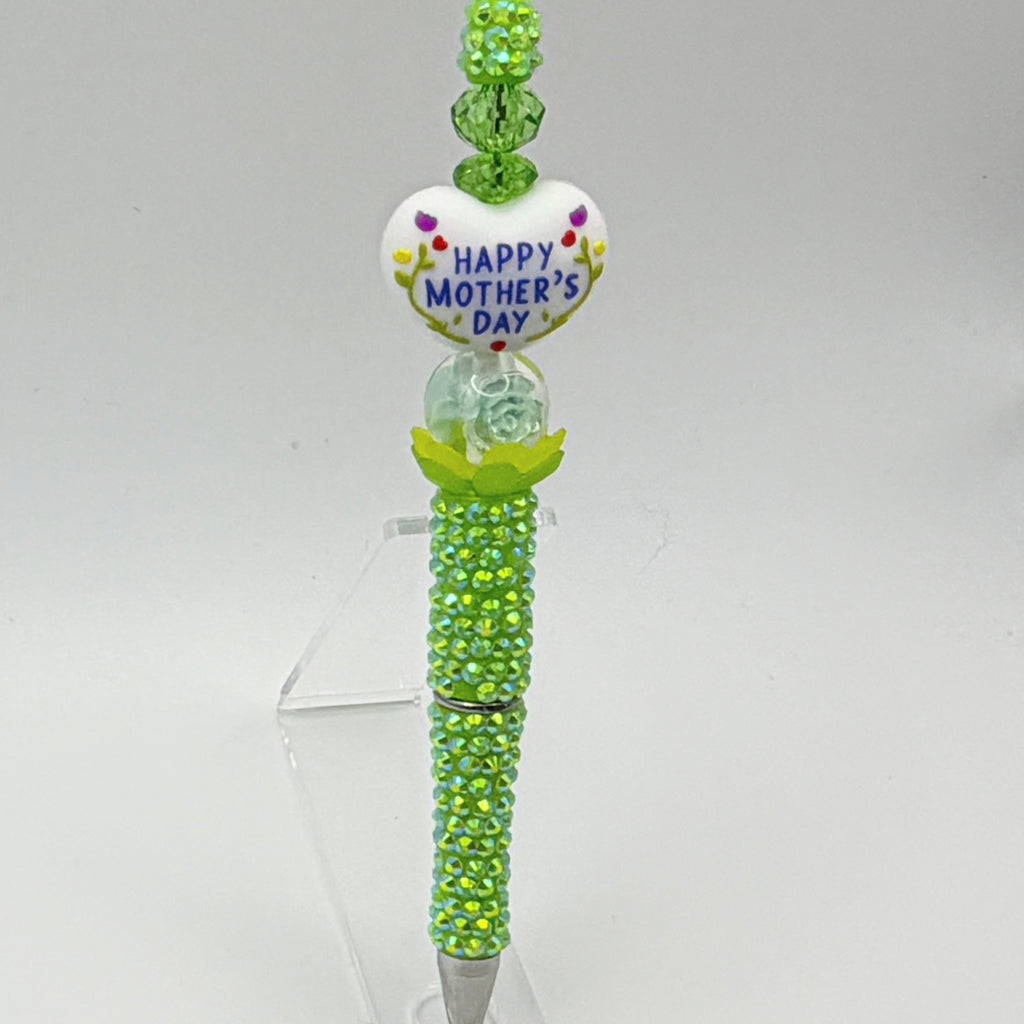 Mother’s Day Beaded Pens – Choose Your Style A–R | Handmade Gift Pens for Mom | Cute Custom Ink Pens
