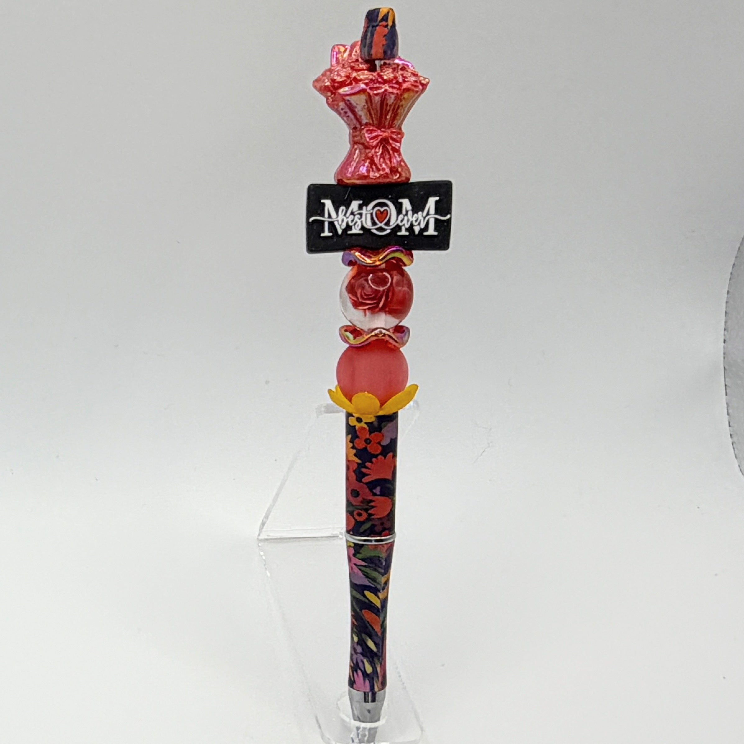 Fun Mom Beaded Pens – Choose Your Style A–G | Handmade Cute Pens for Moms | Unique Mother’s Day Gifts