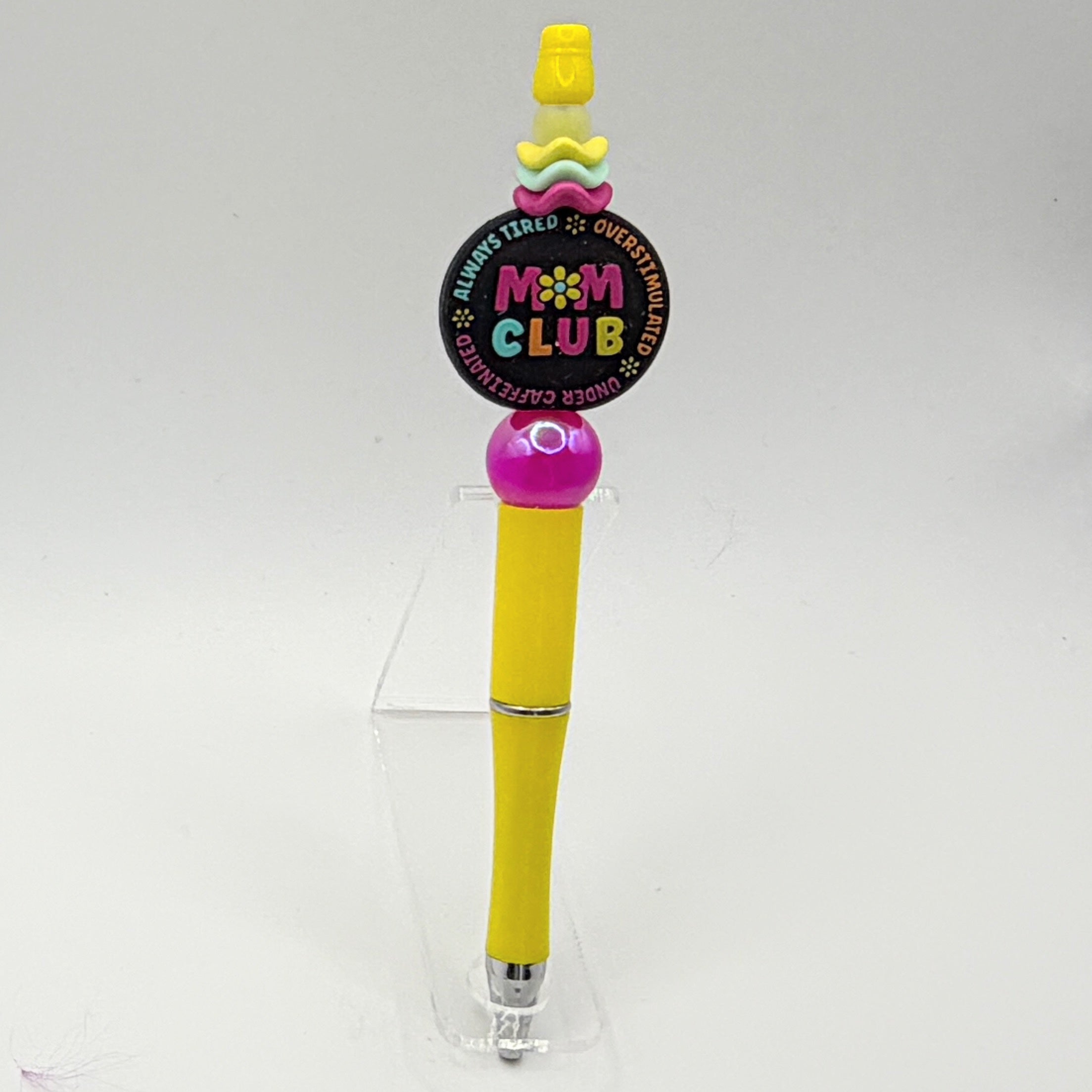 Fun Mom Beaded Pens – Choose Your Style A–G | Handmade Cute Pens for Moms | Unique Mother’s Day Gifts