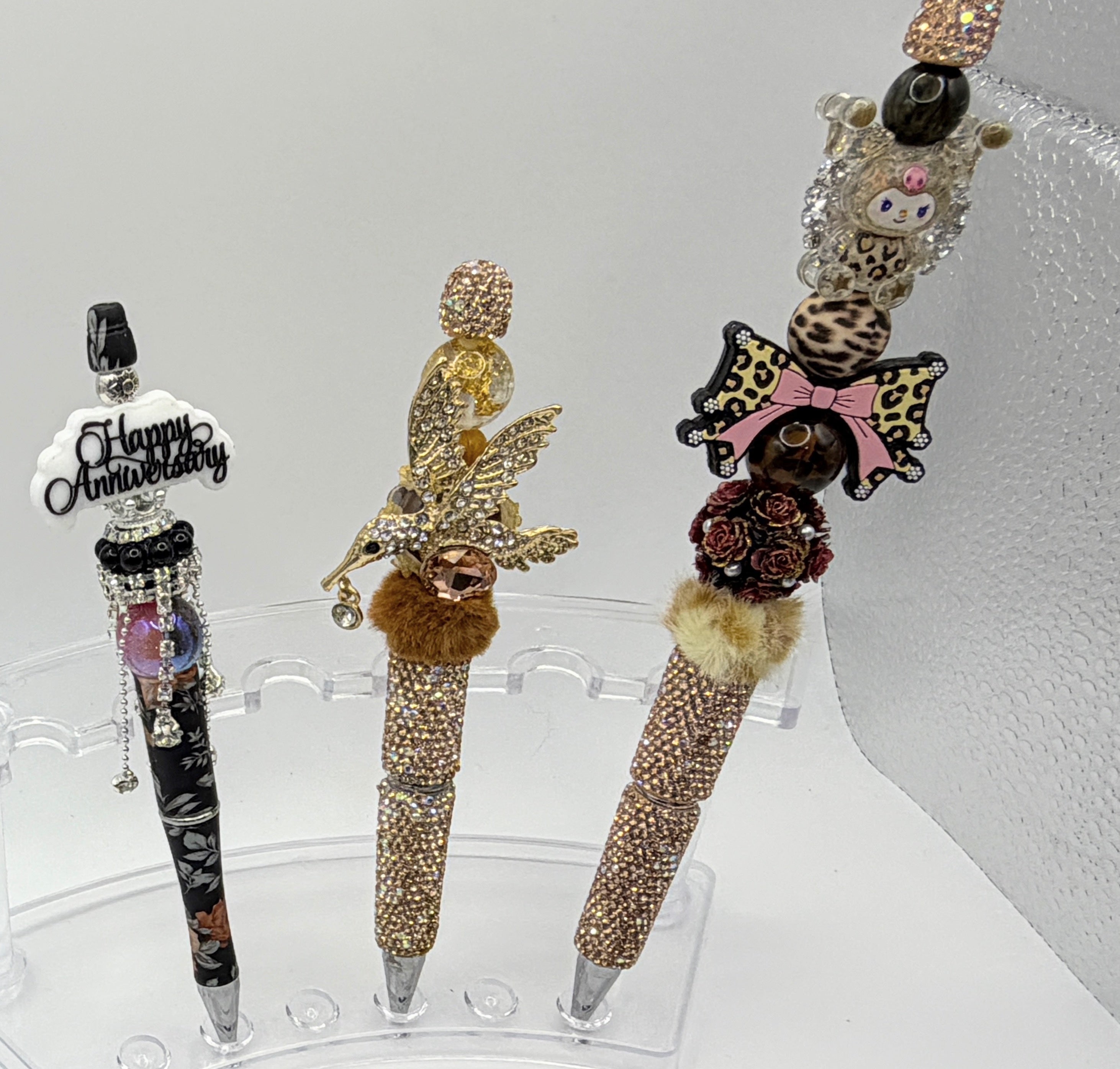 Faith & Floral Beaded Pens – Choose Your Style (Cross, Butterfly, Rhinestone, Christian Gifts)