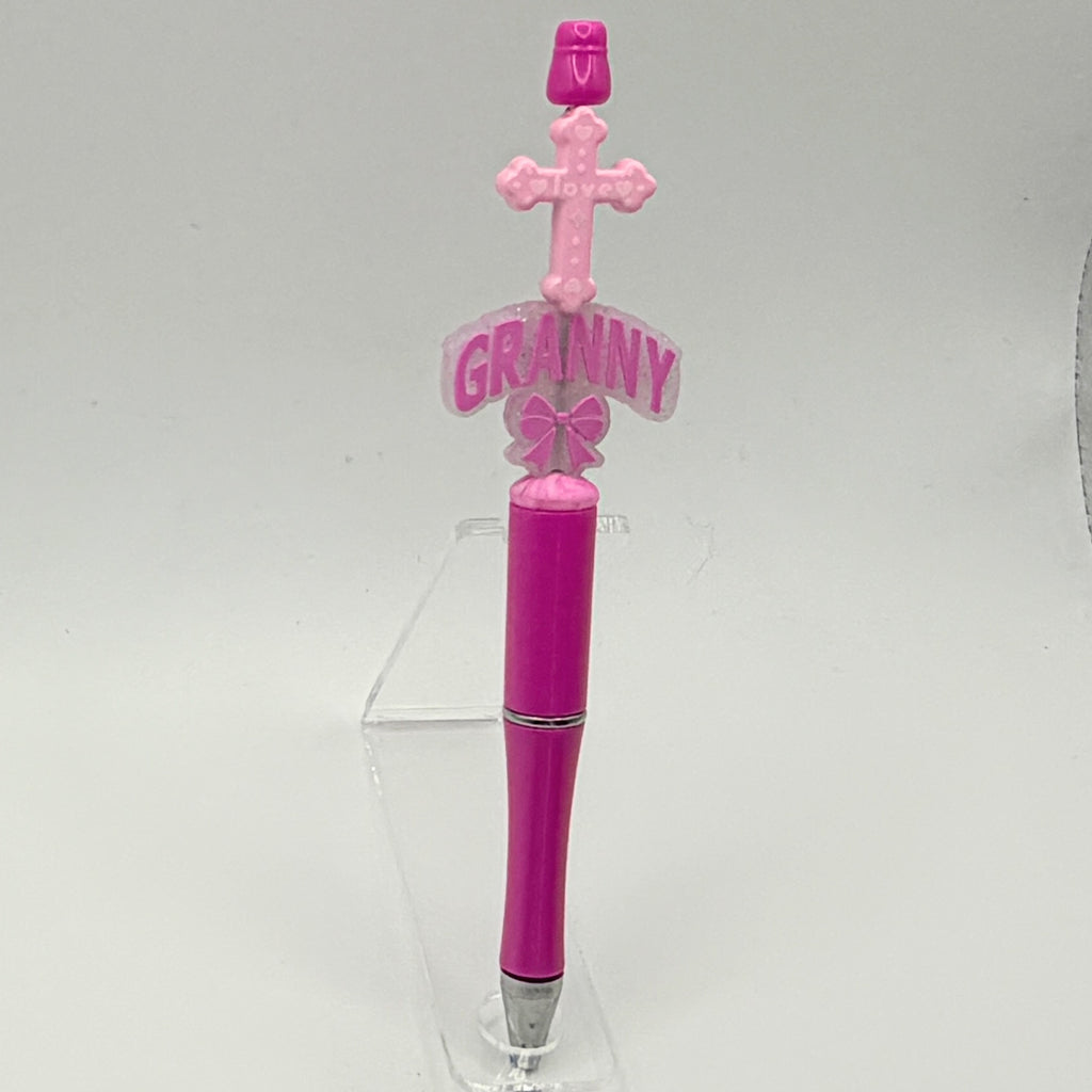 Mother’s Day & Family Beaded Pens – Choose Your Style (Sister, Auntie, Granny, Mama Gifts)