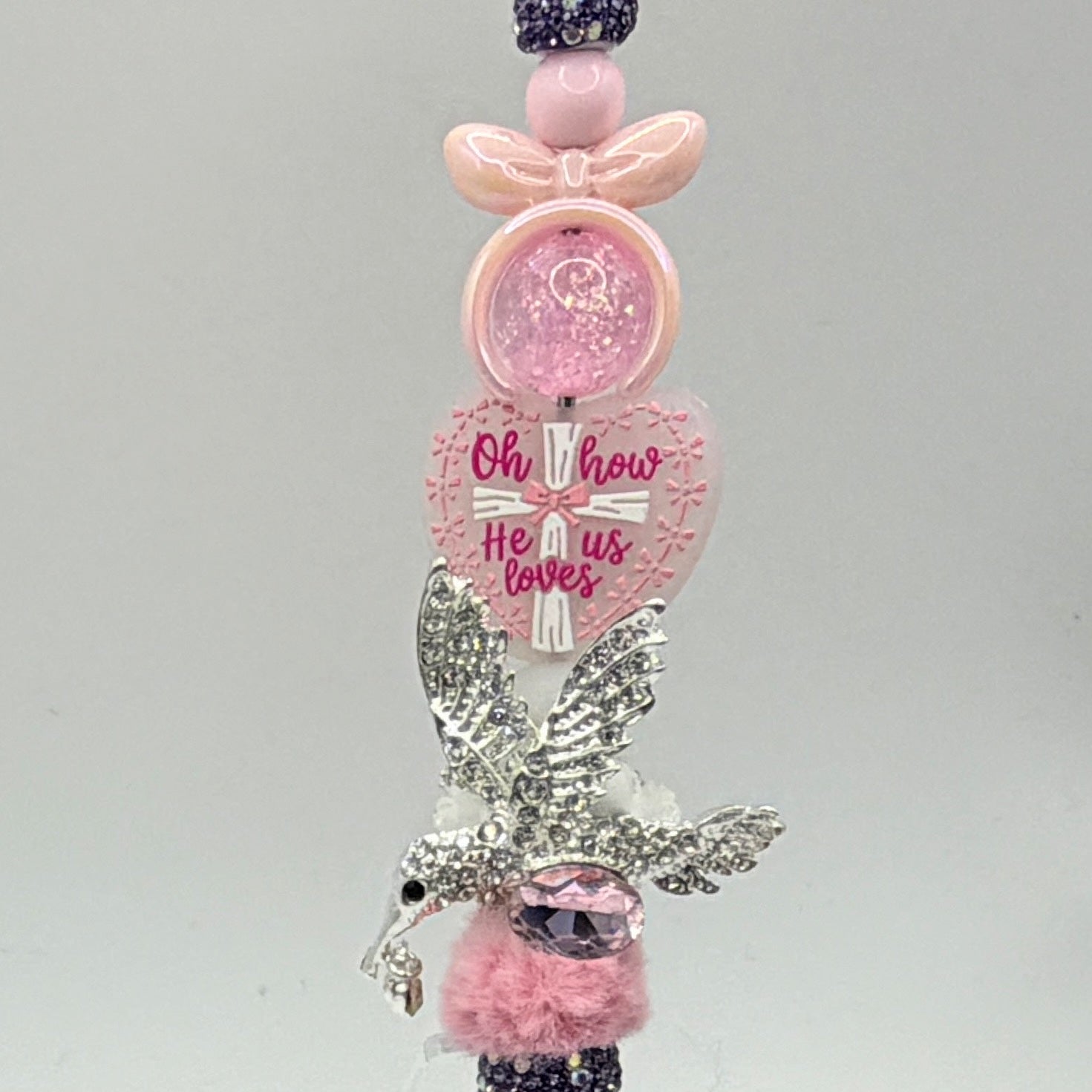 Faith & Floral Beaded Pens – Choose Your Style (Cross, Butterfly, Rhinestone, Christian Gifts)