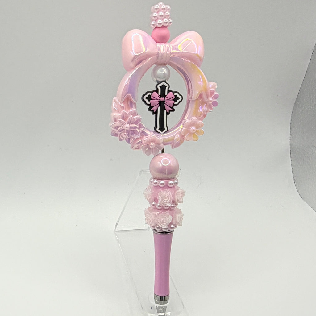 Faith & Floral Beaded Pens – Choose Your Style (Cross, Butterfly, Rhinestone, Christian Gifts)