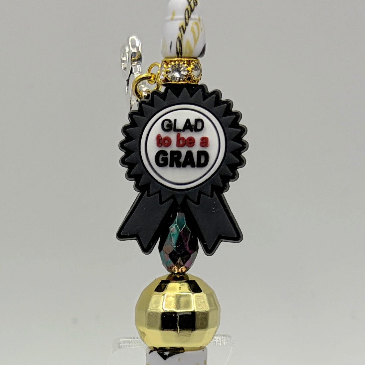 2026 Graduation Beaded Pens – Faux Fur Puff Pens – Choose Your Style A–E – Senior Gift Pens – Graduation Keepsake