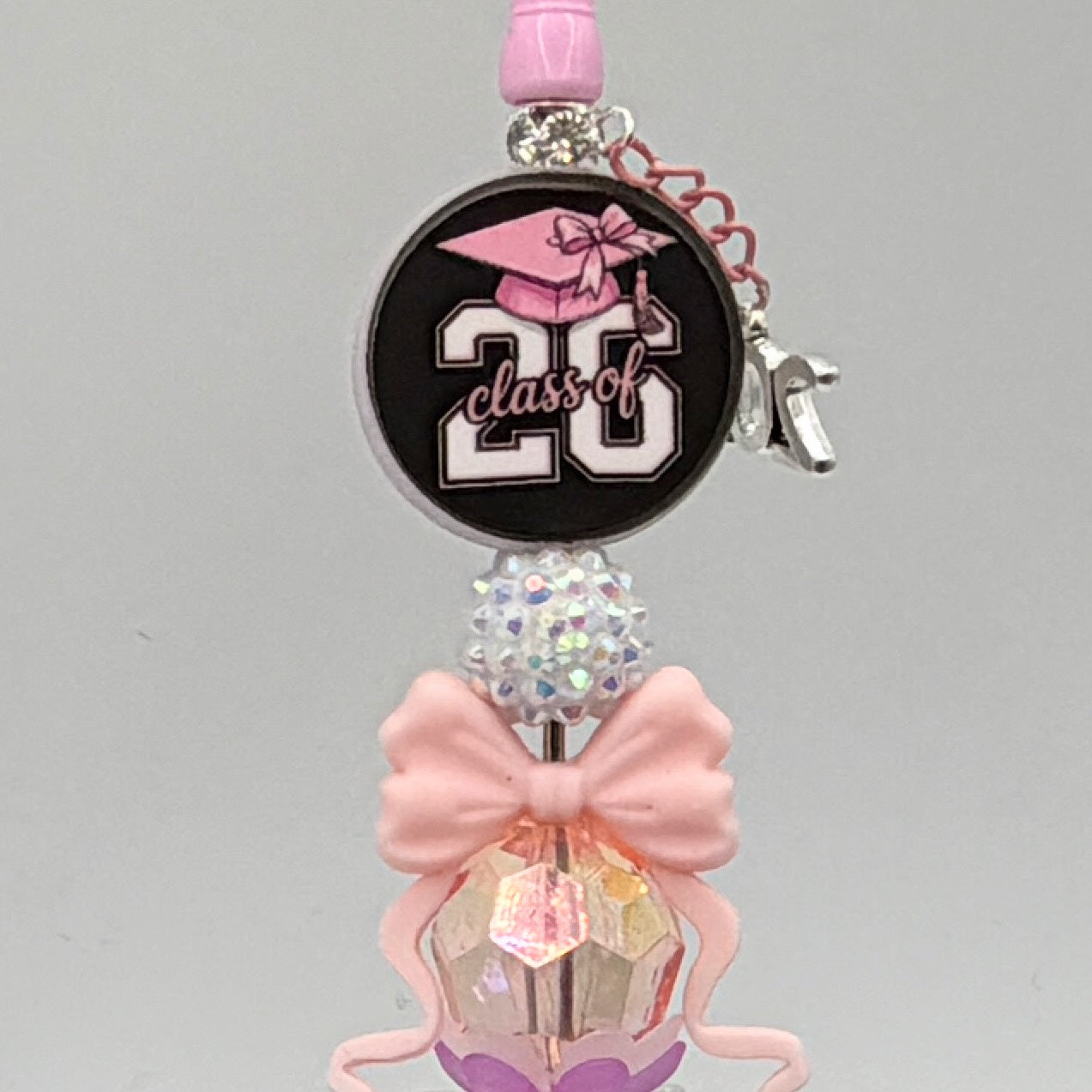 Class of 2026 Graduation Beaded Pens – Bow Graduation Pens – Handmade Senior & Kindergarten Graduation Gifts – Choose Your Style A–H