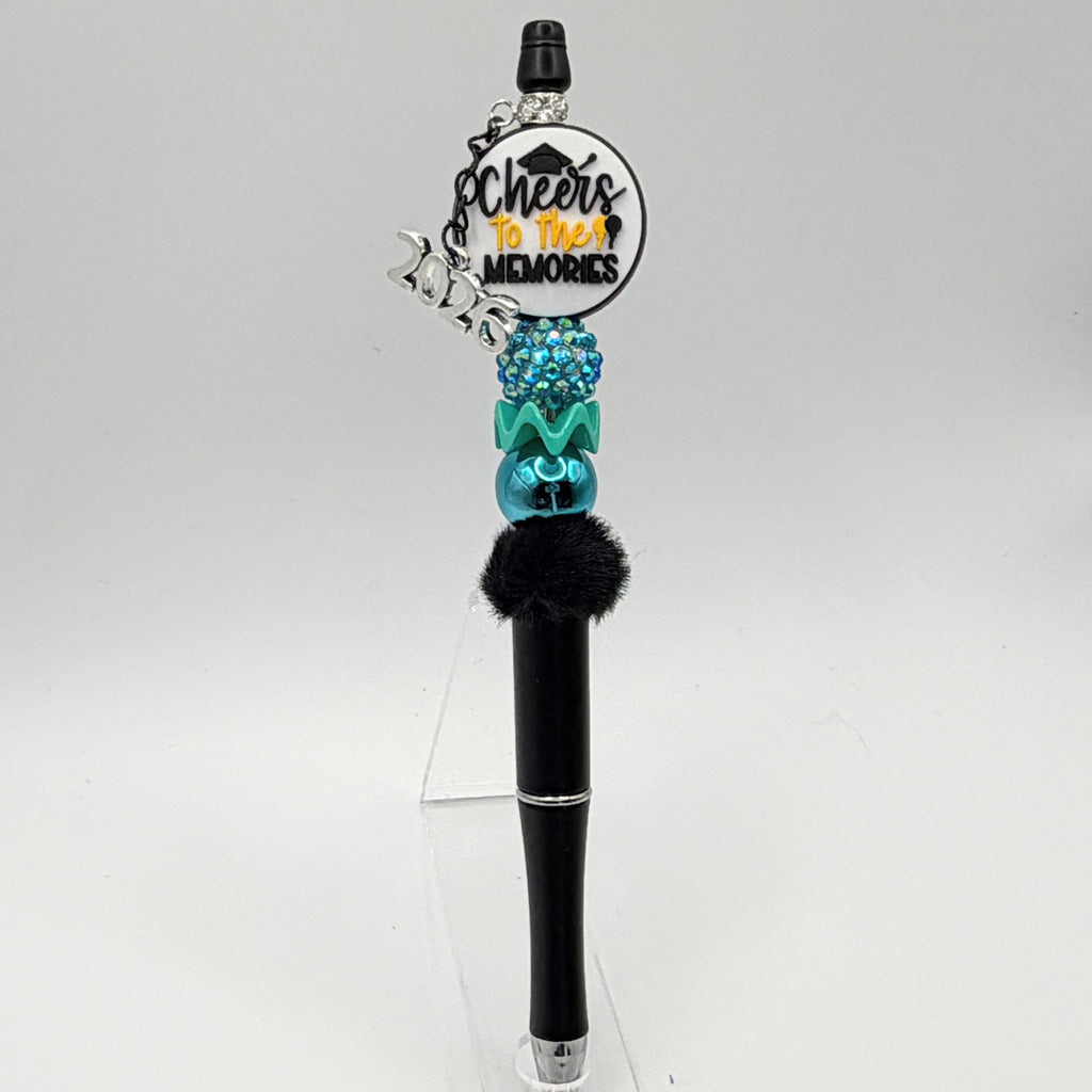 Class of 2026 Graduation Beaded Pens – Bow Graduation Pens – Handmade Senior & Kindergarten Graduation Gifts – Choose Your Style A–H