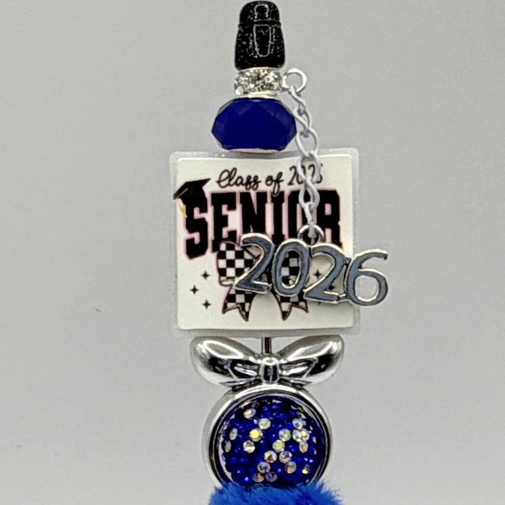 Class of 2026 Graduation Beaded Pens – Kindergarten & Senior Graduation Pens – Handmade Glitter Pens – Choose Your Style A–E