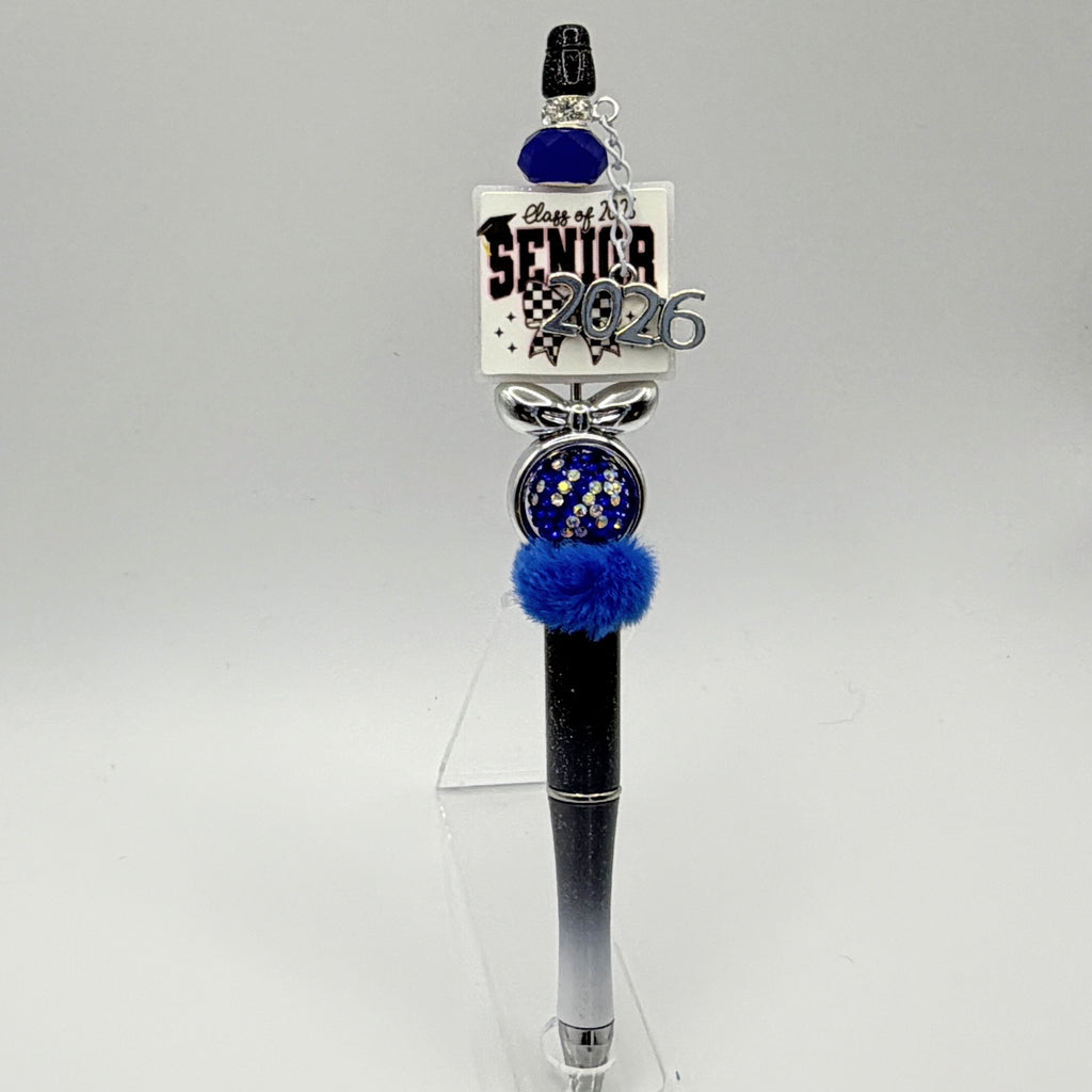 Class of 2026 Graduation Beaded Pens – Kindergarten & Senior Graduation Pens – Handmade Glitter Pens – Choose Your Style A–E