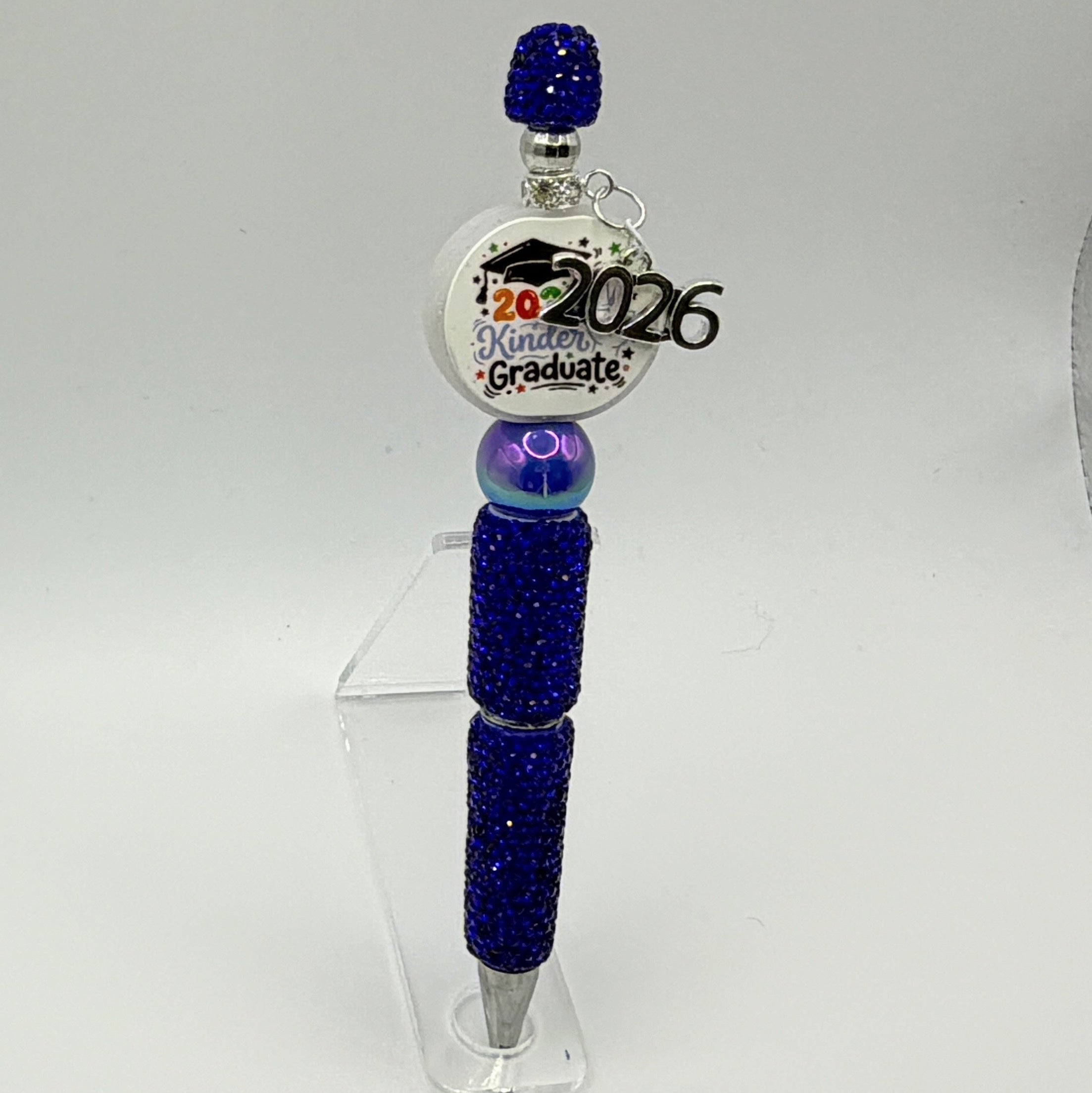 Class of 2026 Graduation Beaded Pens – Kindergarten & Senior Graduation Pens – Handmade Glitter Pens – Choose Your Style A–E