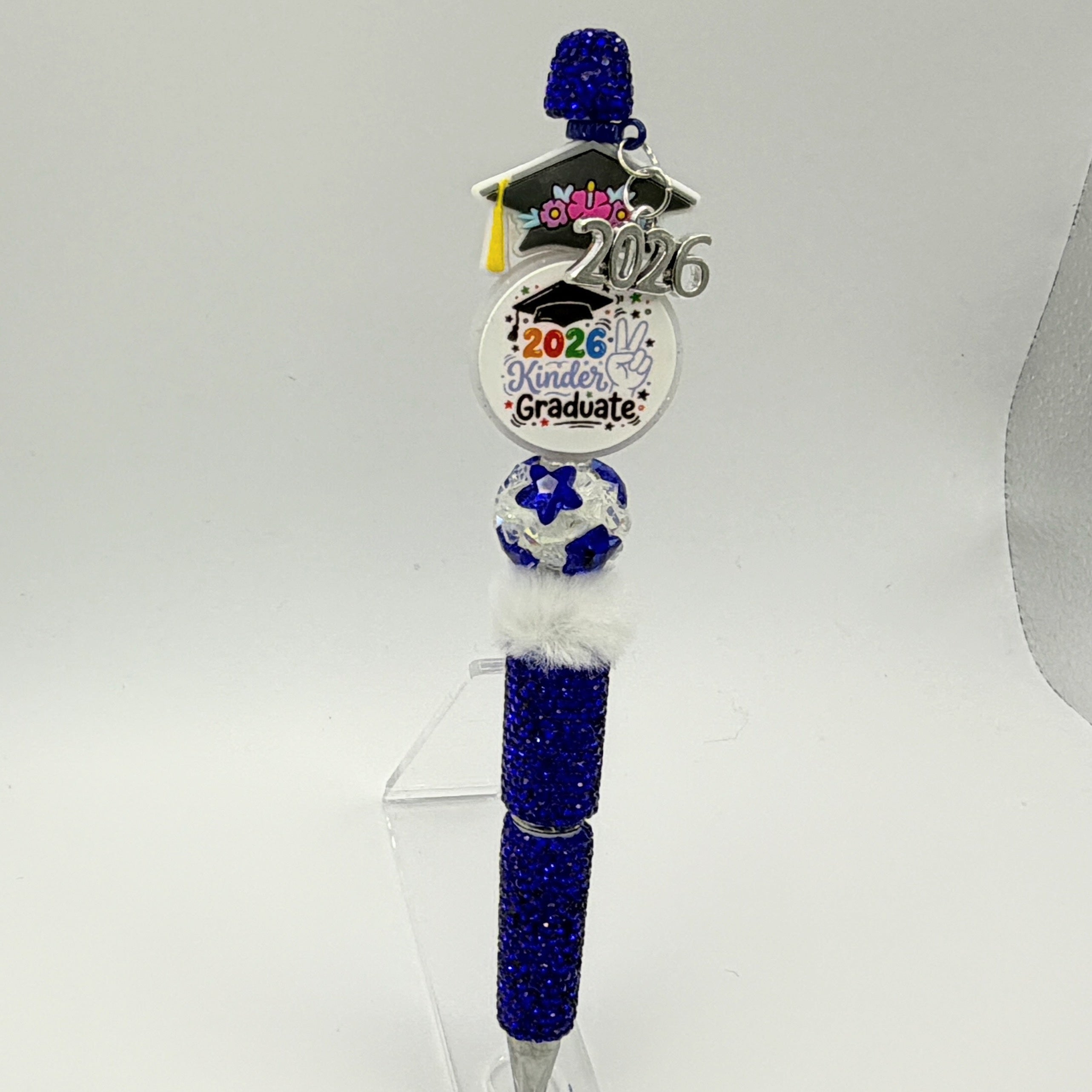 Class of 2026 Graduation Beaded Pens – Kindergarten & Senior Graduation Pens – Handmade Glitter Pens – Choose Your Style A–E