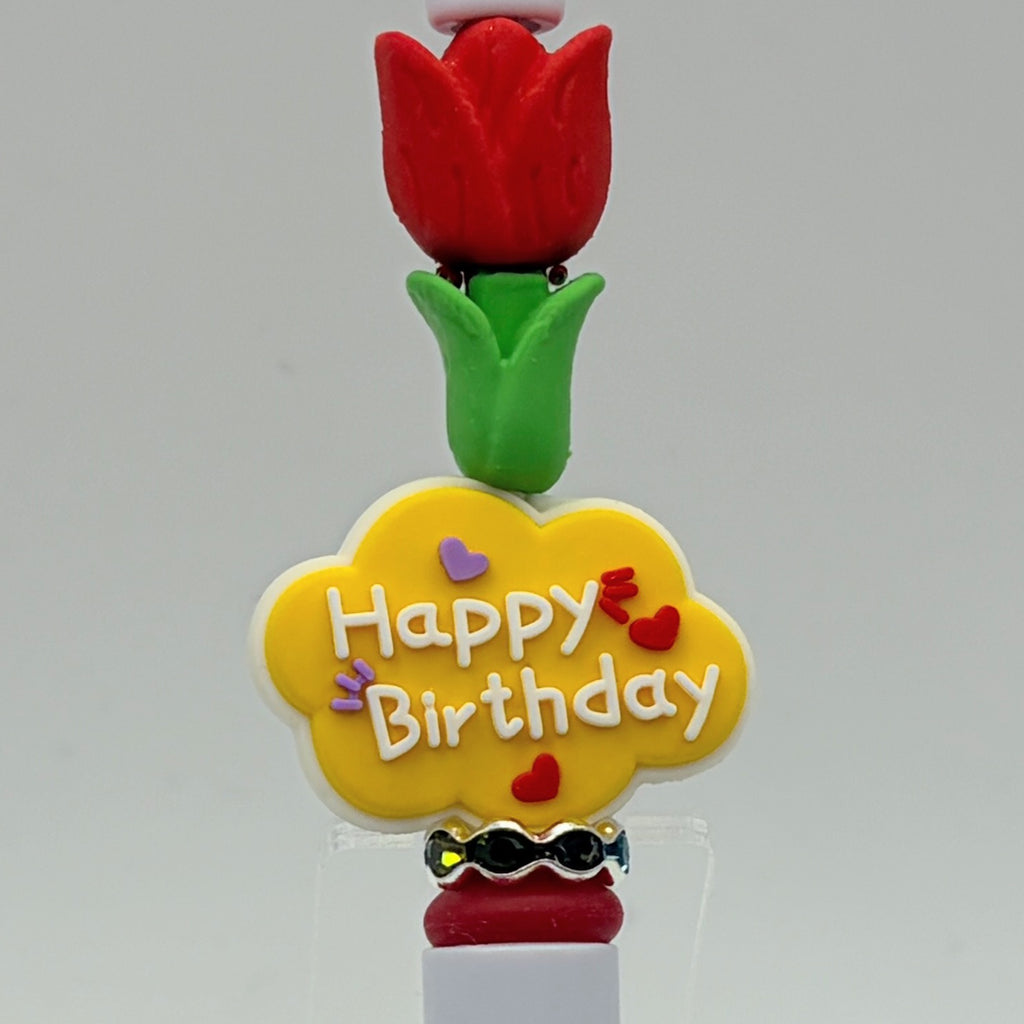Birthday Celebration Beaded Pen Collection – Choose Your Style A–D 🎉✨