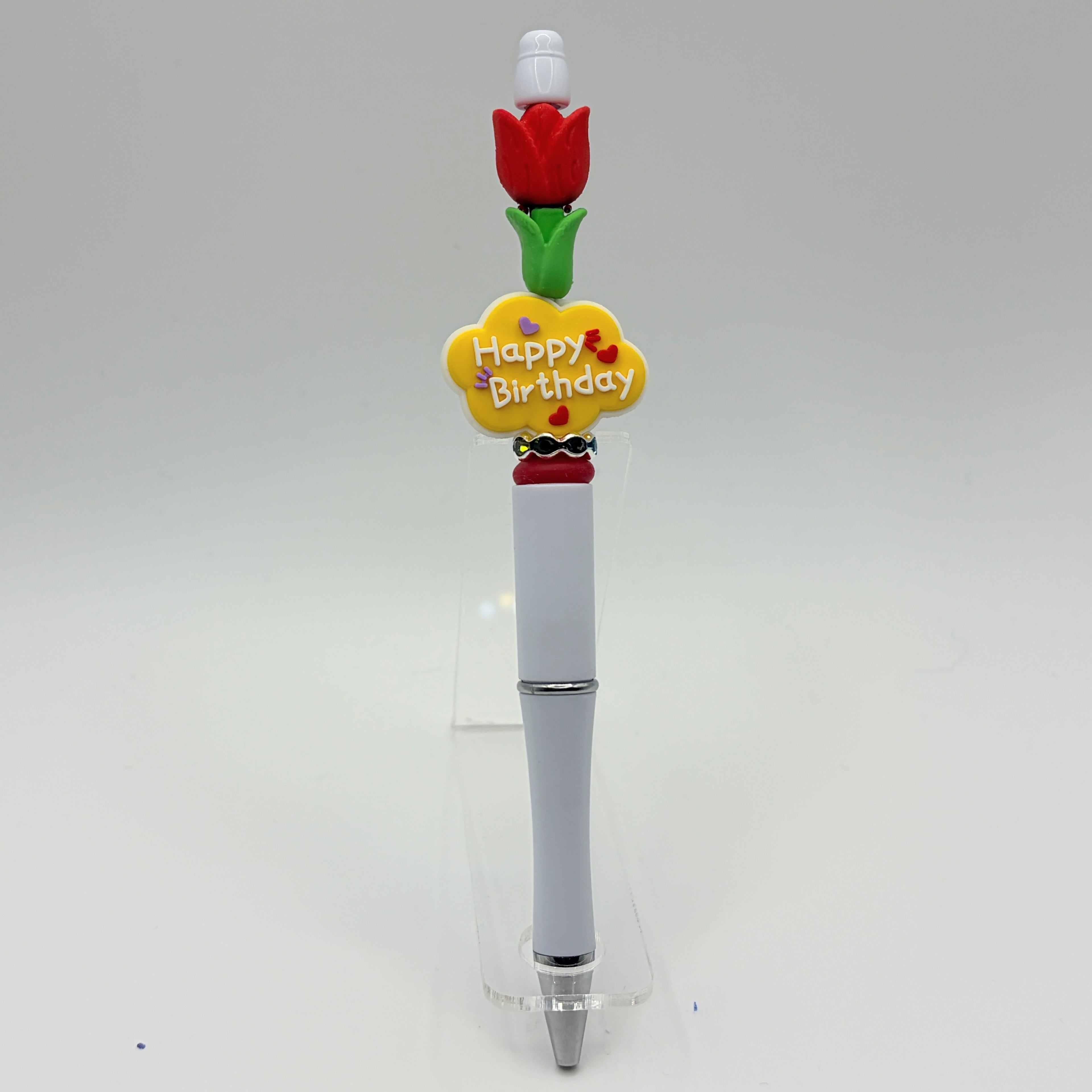Birthday Celebration Beaded Pen Collection – Choose Your Style A–D 🎉✨