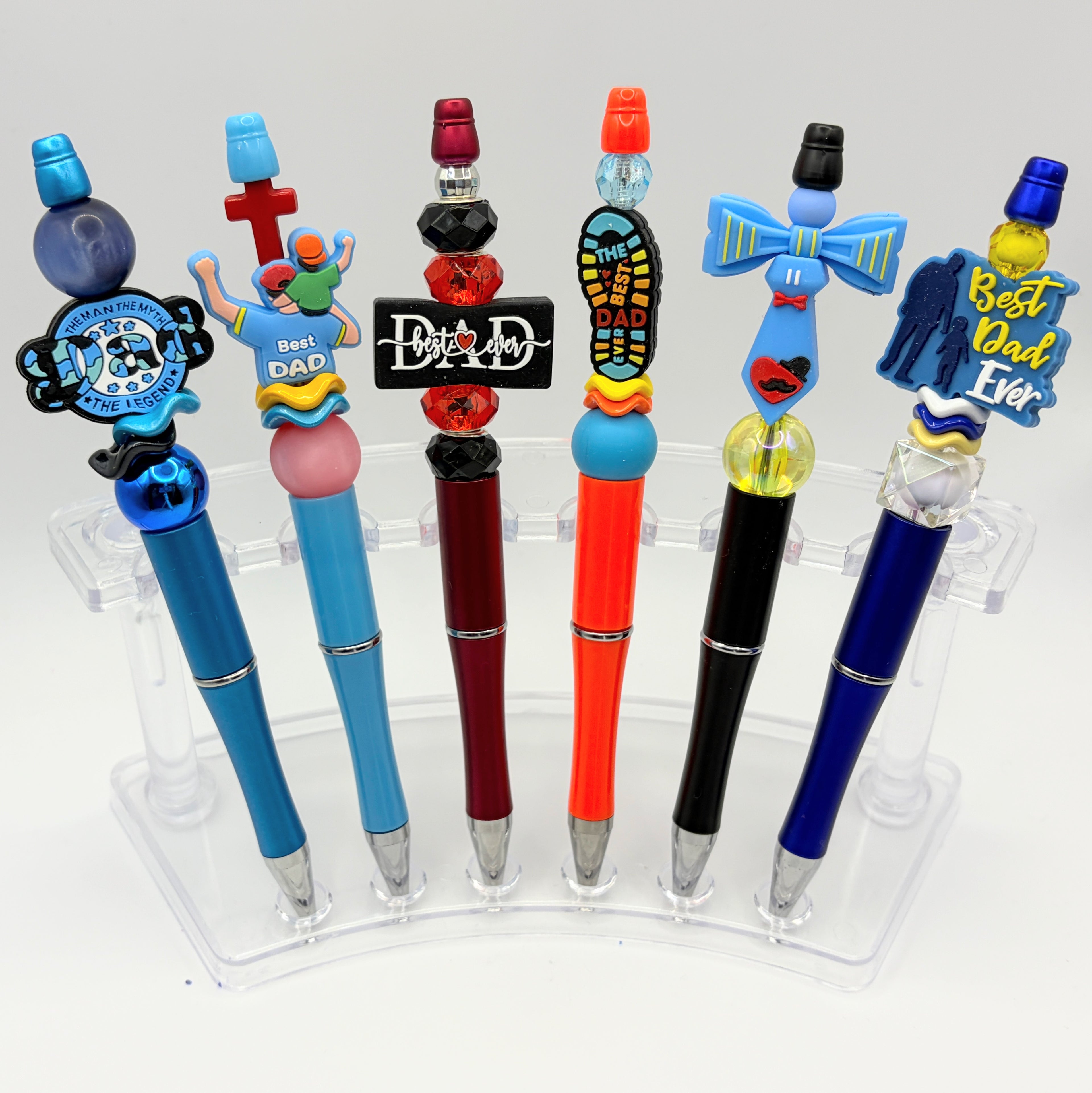 Father’s Day Beaded Pens – Choose Your Style A–F | Handmade Gifts for Dad