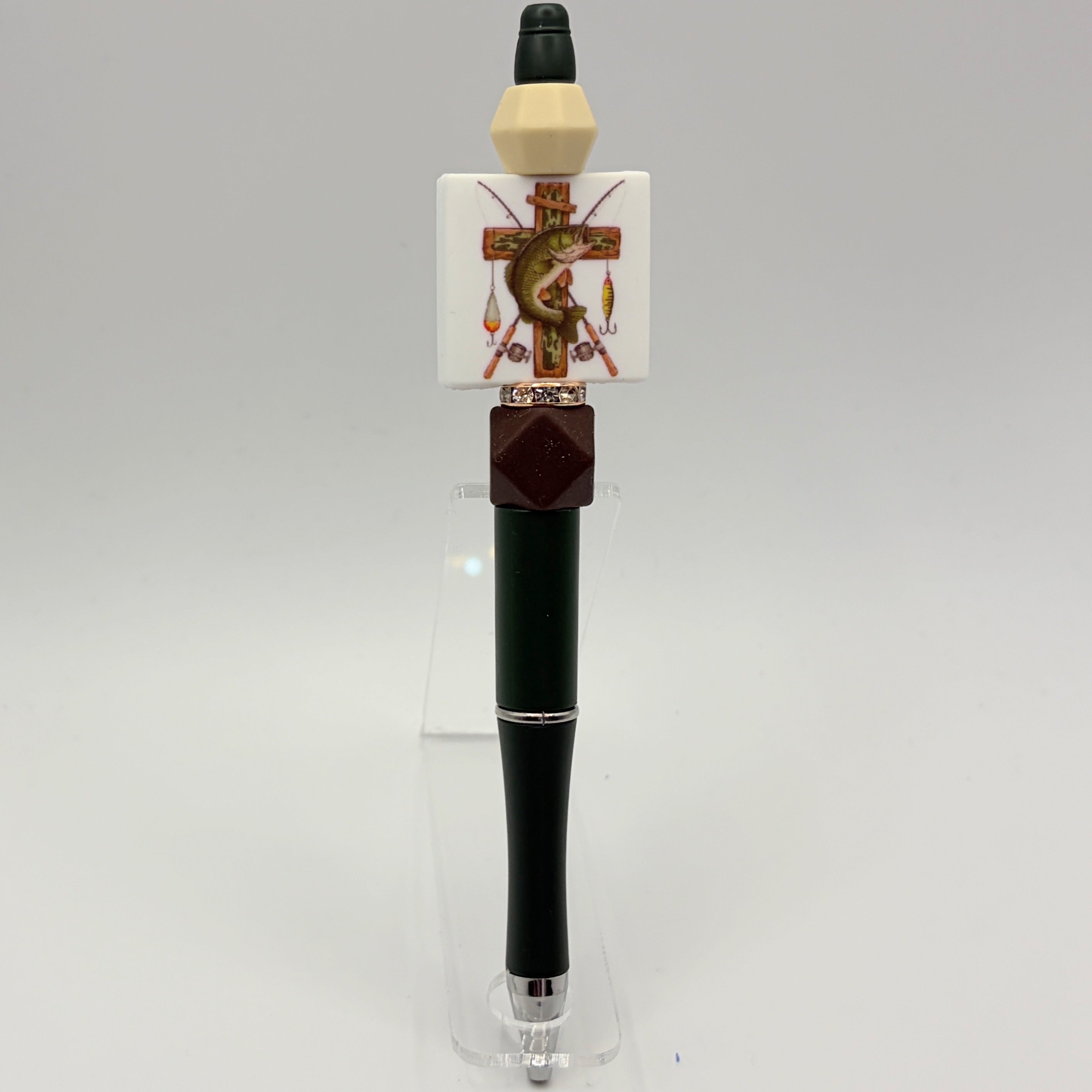 Father’s Day Sports & Outdoors Beaded Pens – Golf, Hunting & Fishing Themes | Choose Your Style A–D