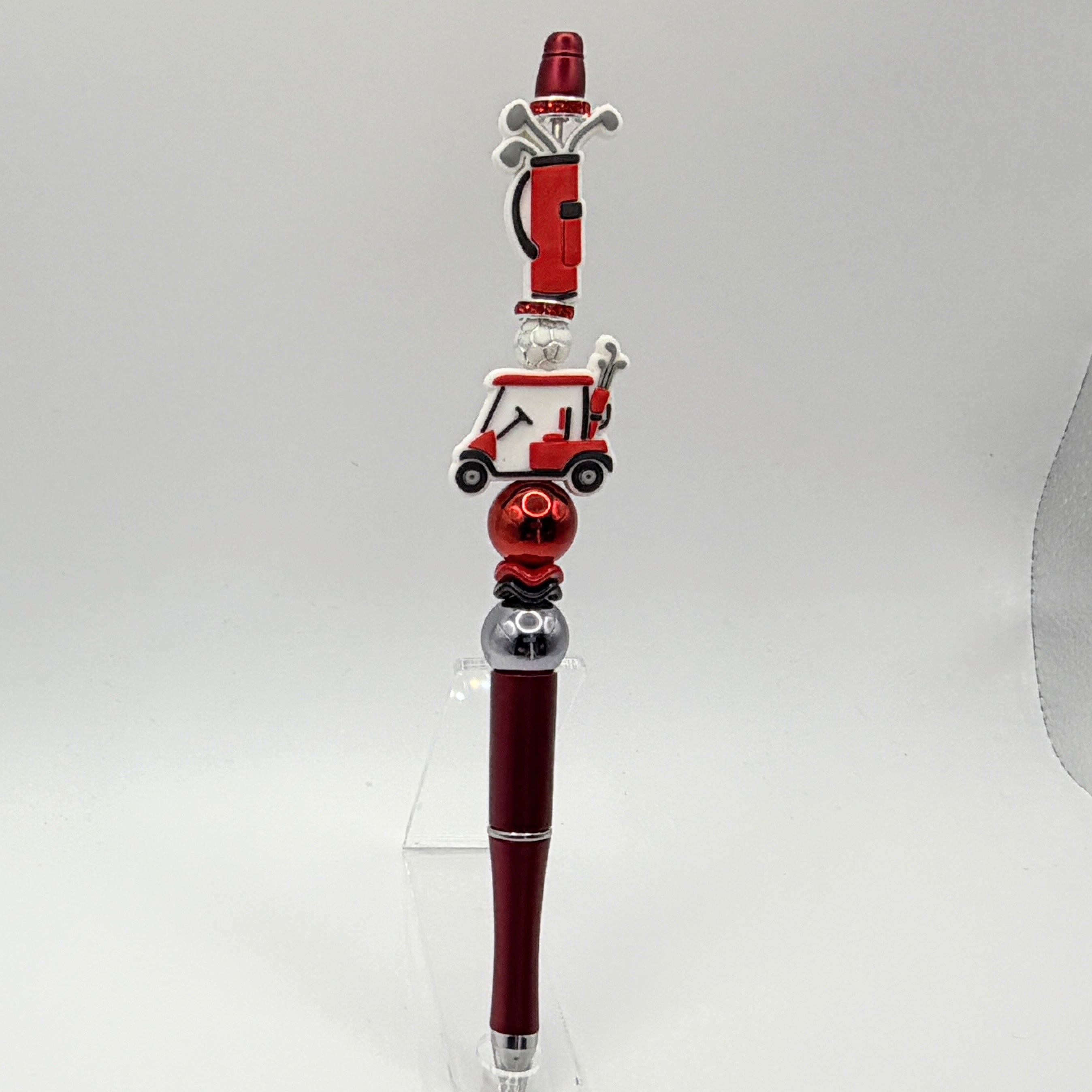 Father’s Day Sports & Outdoors Beaded Pens – Golf, Hunting & Fishing Themes | Choose Your Style A–D