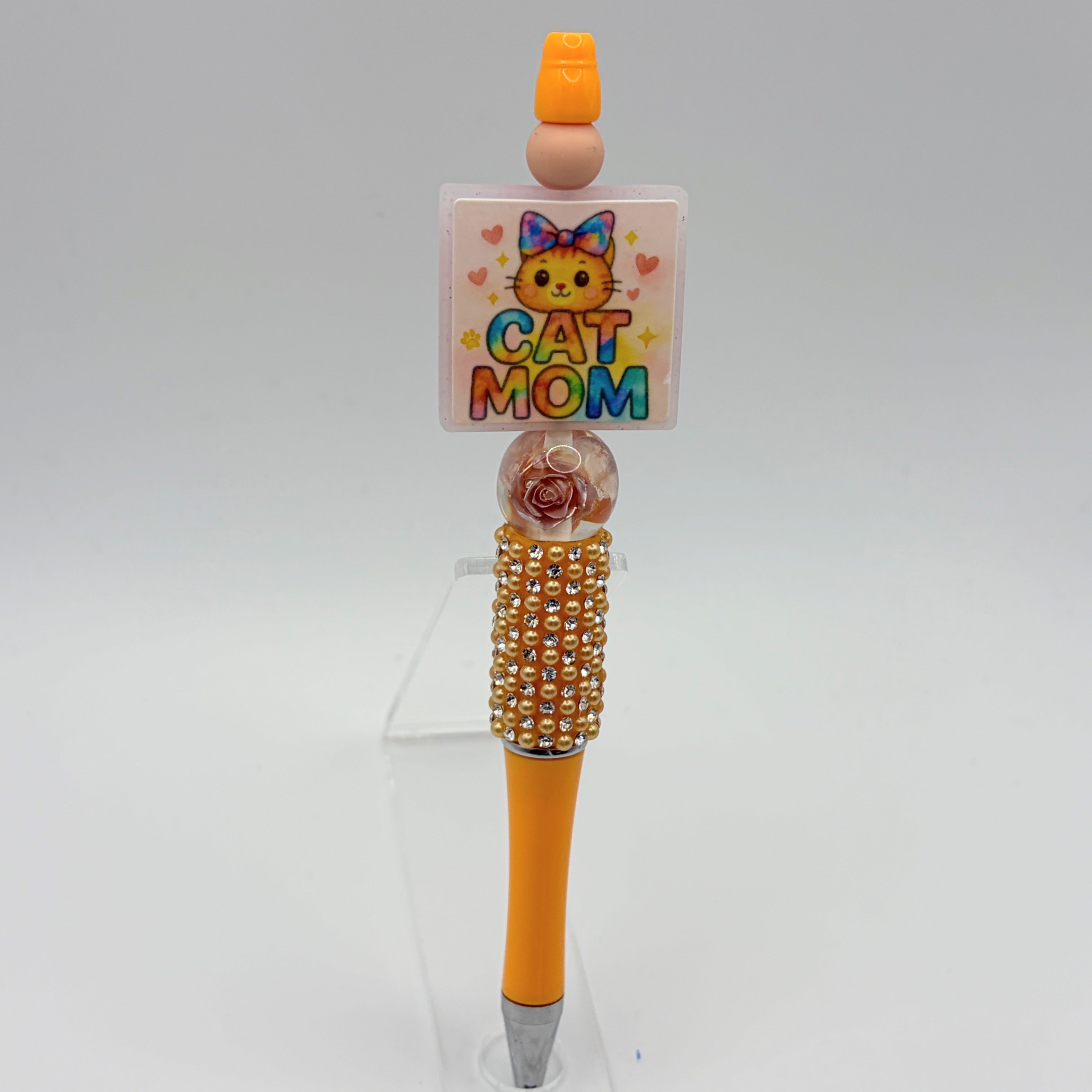 Mom Collection Beaded Pens – Cat Mom, Dog Mom, Dance Mom & More | Choose Your Style A–F