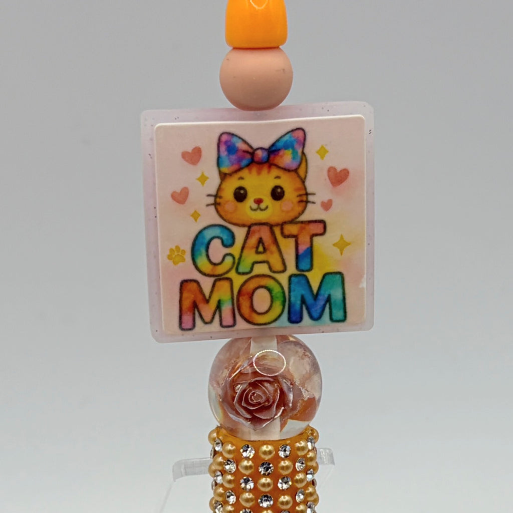 Mom Collection Beaded Pens – Cat Mom, Dog Mom, Dance Mom & More | Choose Your Style A–F
