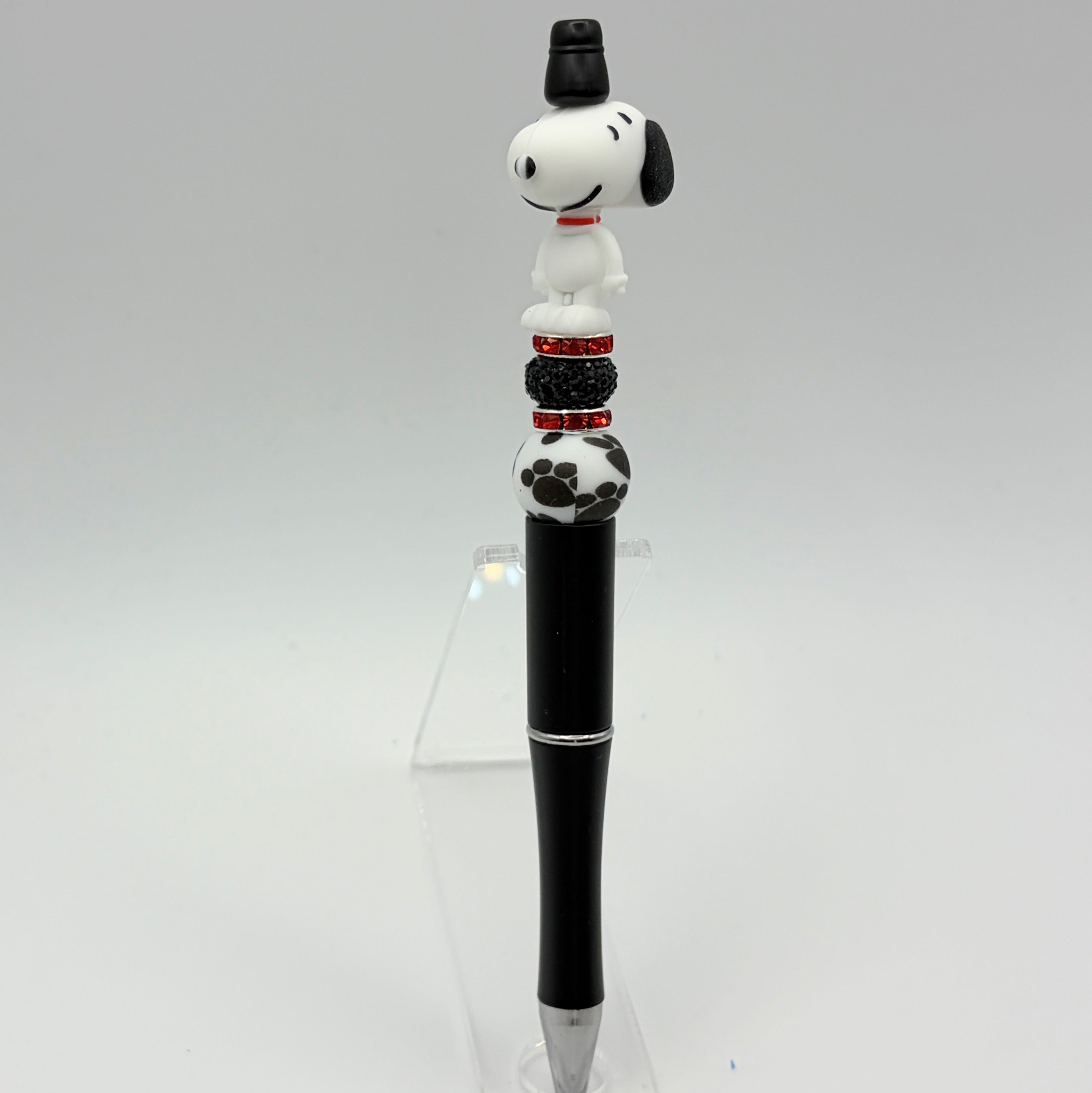 Dad Life Peanuts Character Beaded Pen Collection – Charlie Brown, Woodstock, Snoopy & Sally