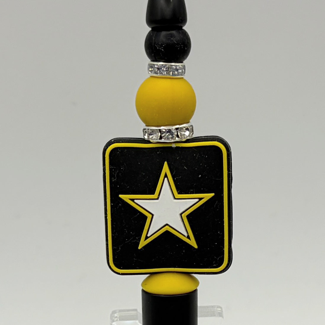 Military & Veteran Patriotic Beaded Pen Collection – Handmade Gift for Service Members