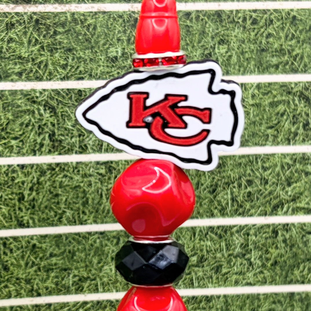 Football Fan Beaded Pen Collection – Houston Texans & Kansas City Chiefs Inspired Pens