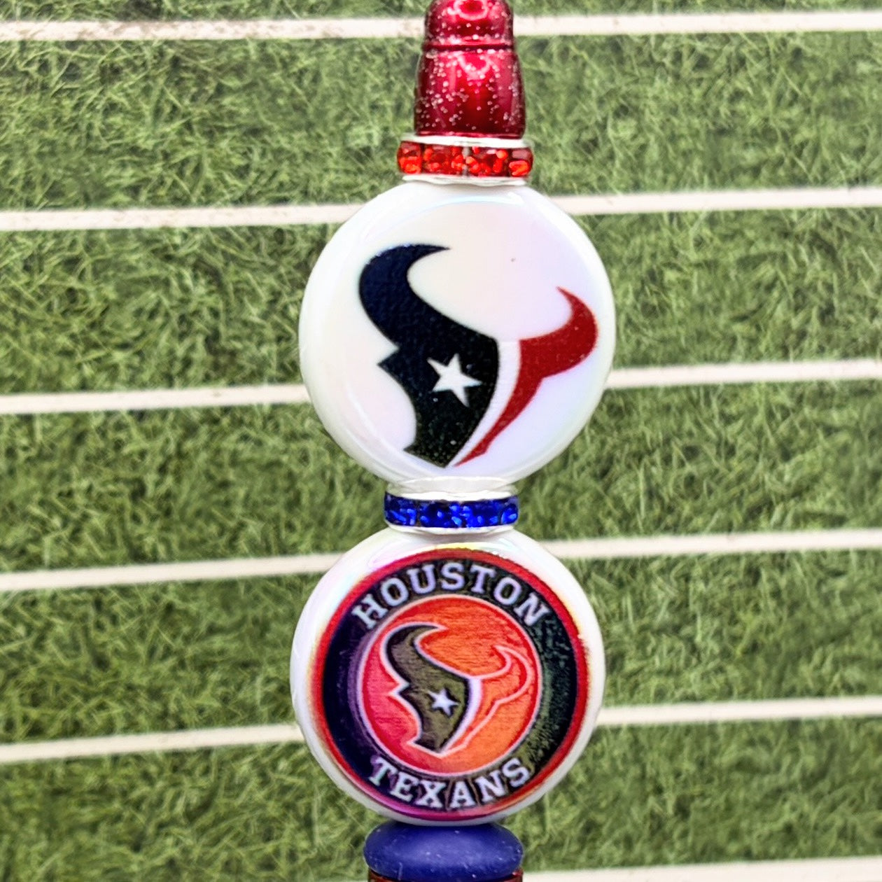 Football Fan Beaded Pen Collection – Houston Texans & Kansas City Chiefs Inspired Pens