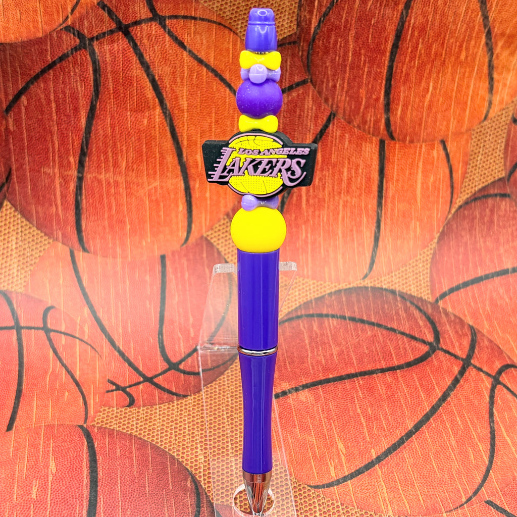 Basketball Fan Beaded Pen Collection – Choose Your Style