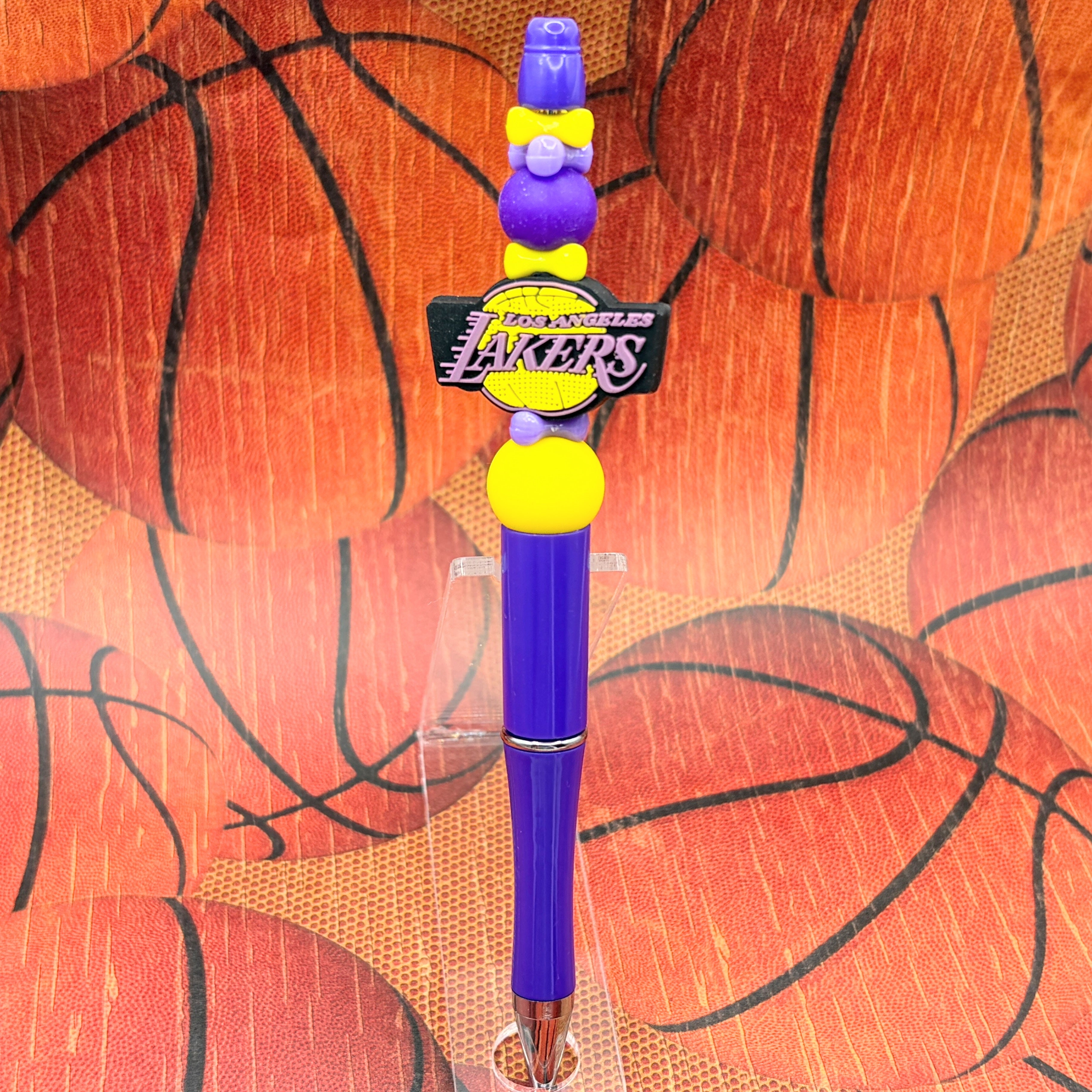 Basketball Fan Beaded Pen Collection – Choose Your Style