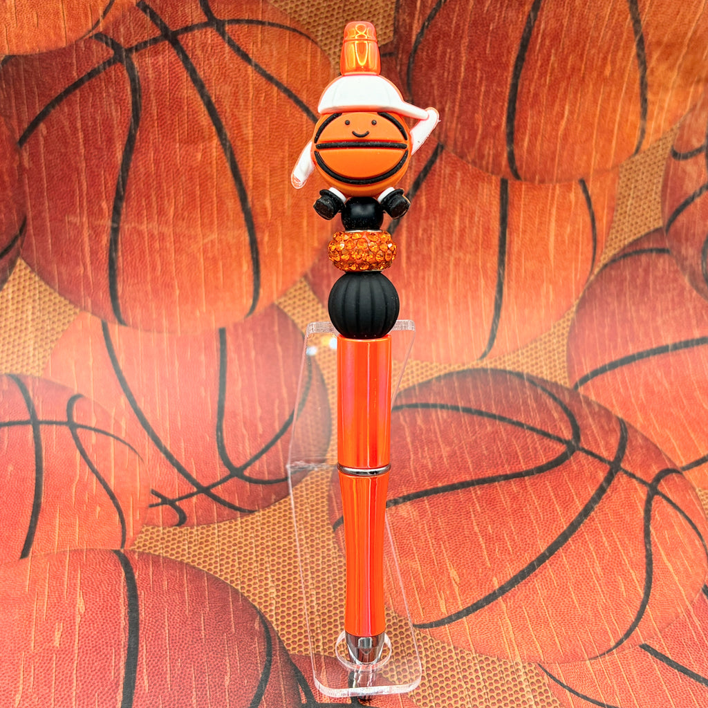 Basketball Fan Beaded Pen Collection – Choose Your Style