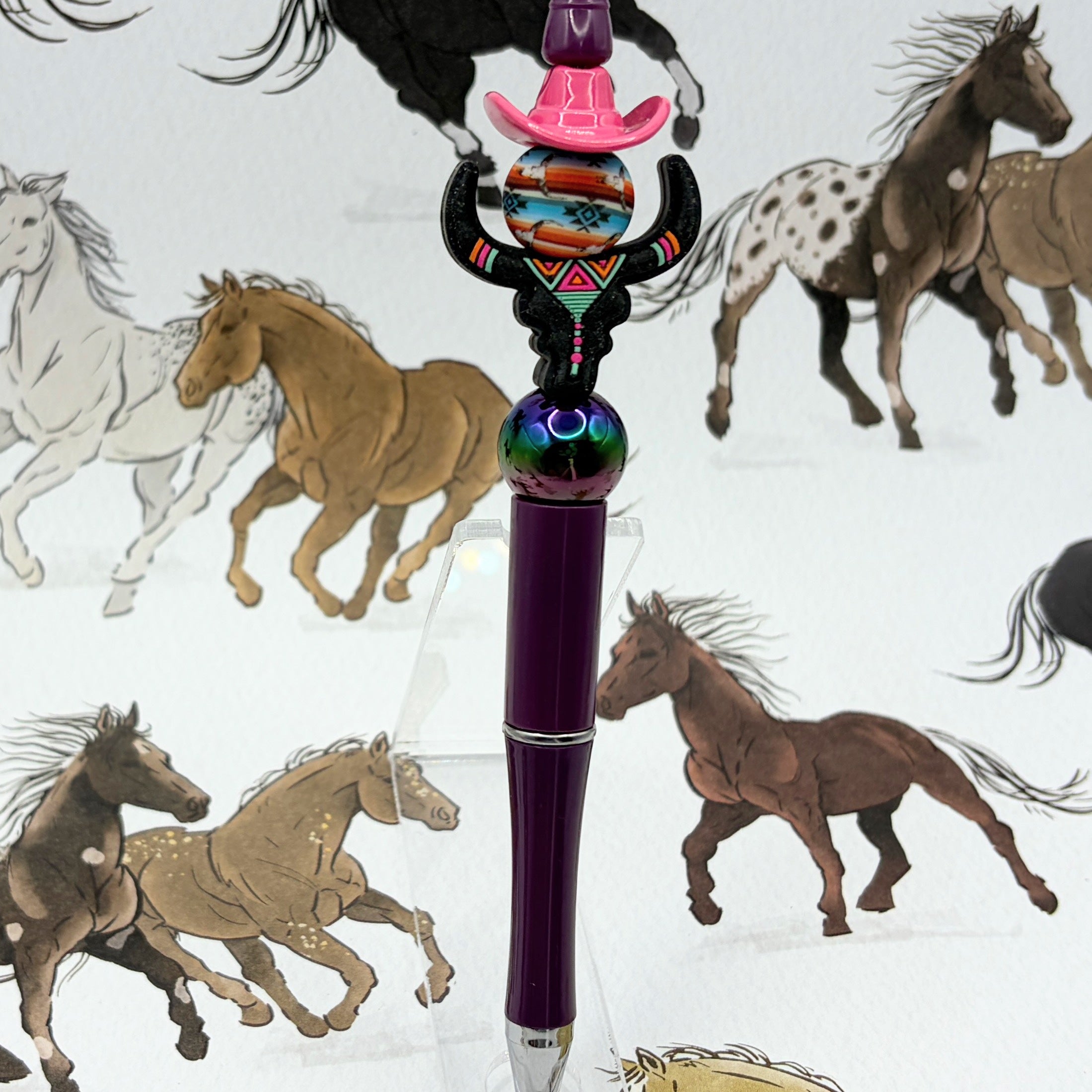 Western Ranch Life Beaded Pen Collection