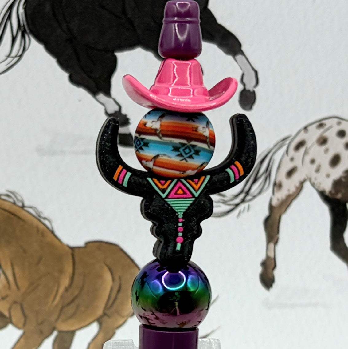 Western Ranch Life Beaded Pen Collection – Choose Your Style A–L