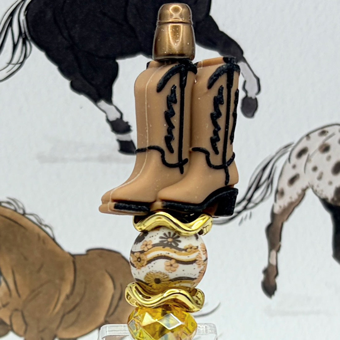 Western Ranch Life Beaded Pen Collection