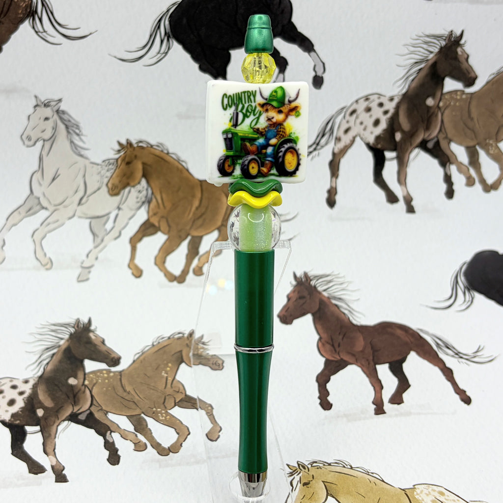 Western Ranch Life Beaded Pen Collection
