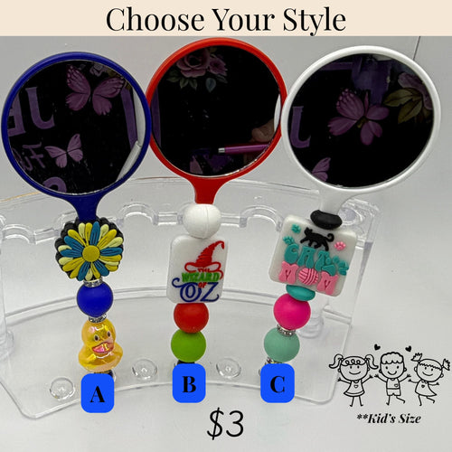 Beaded Hand Mirror – Kid’s Size | Choose Your Style A–C