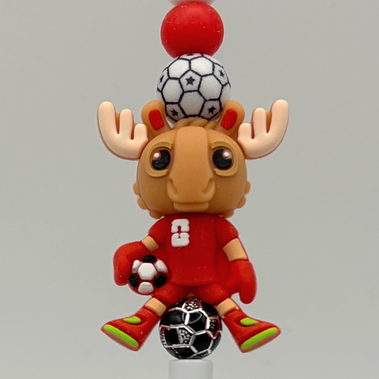 Soccer Mascot Beaded Pencils | Fun Back-to-School Gifts for Soccer Fans
