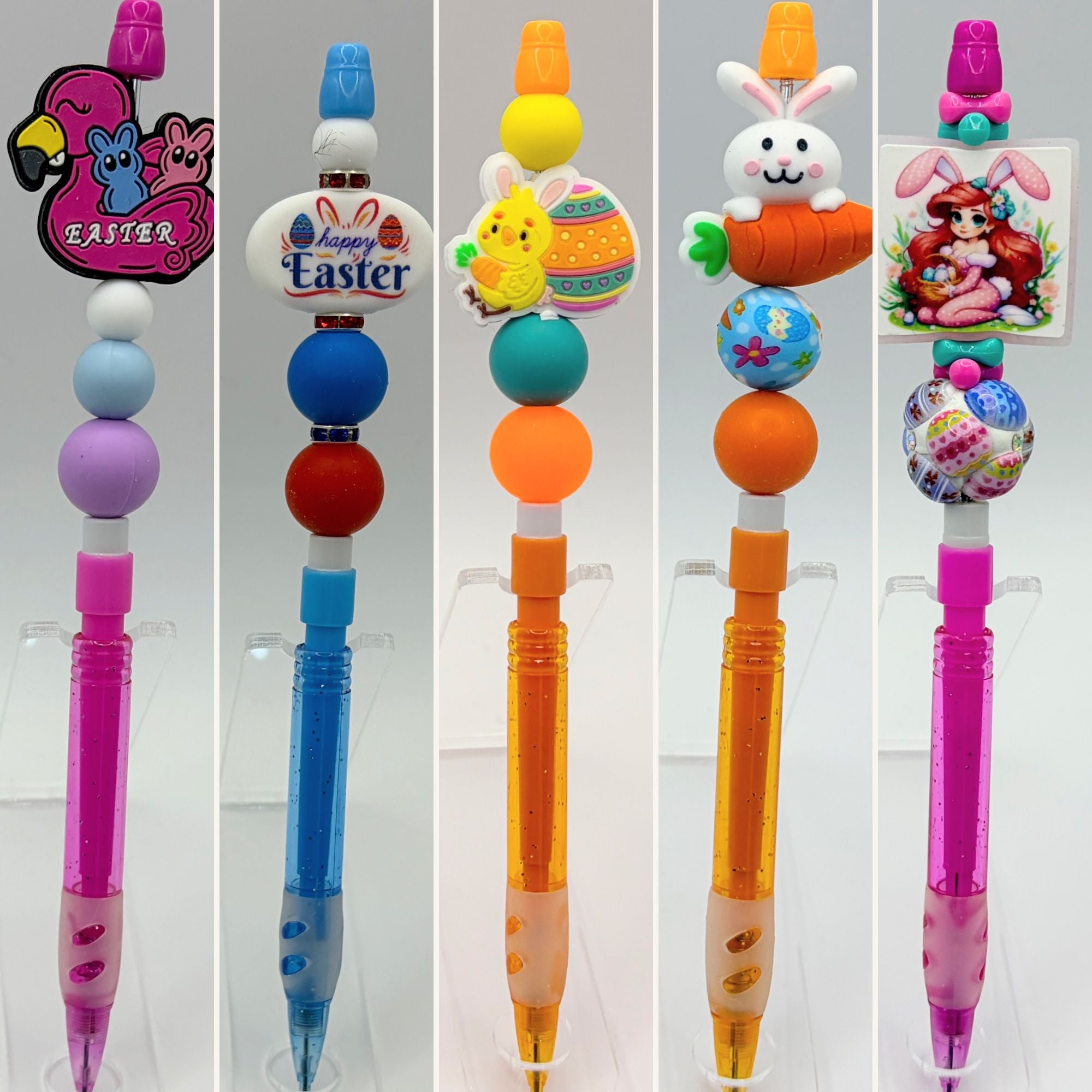 Easter Basket Pencils for Kids – Choose Your Style – Cute Bunny & Spring Designs – Gift Ideas