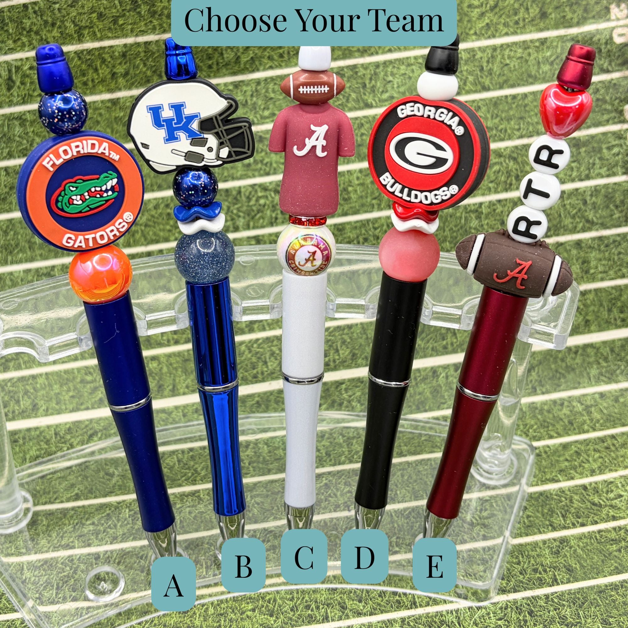 Choose Your Sports Team Beaded Pens – SEC Football Fan Collection