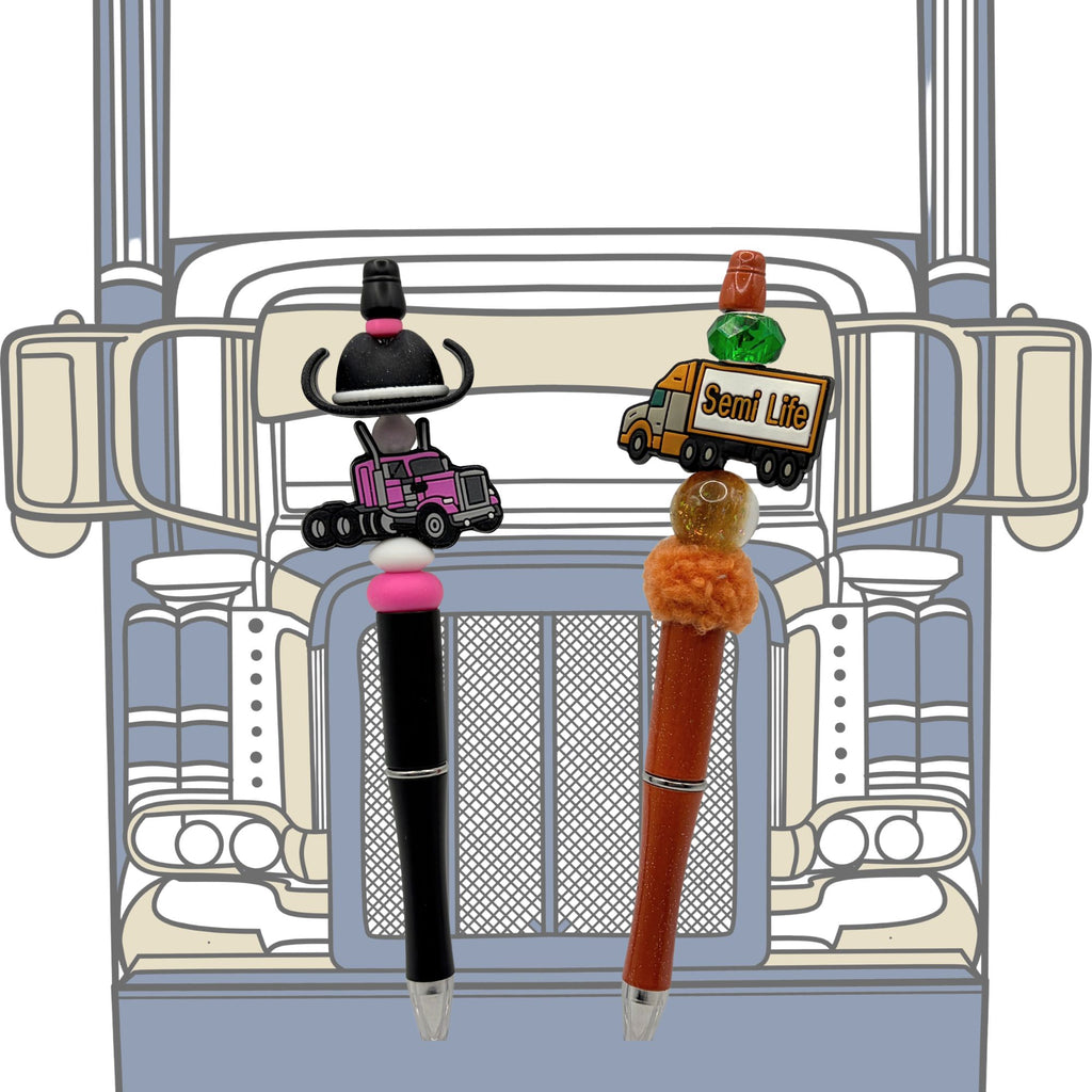 Trucking Life Beaded Pen Collection – Choose Your Style