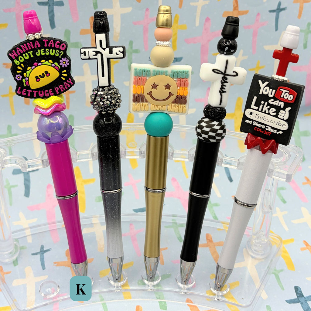 Dad Life Christian Beaded Pen Collection – Choose Your Style A-F