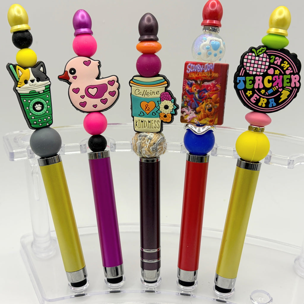 Beaded Touchscreen Stylus – Phone & Tablet Stylus | Choose Your Style (A–F)
