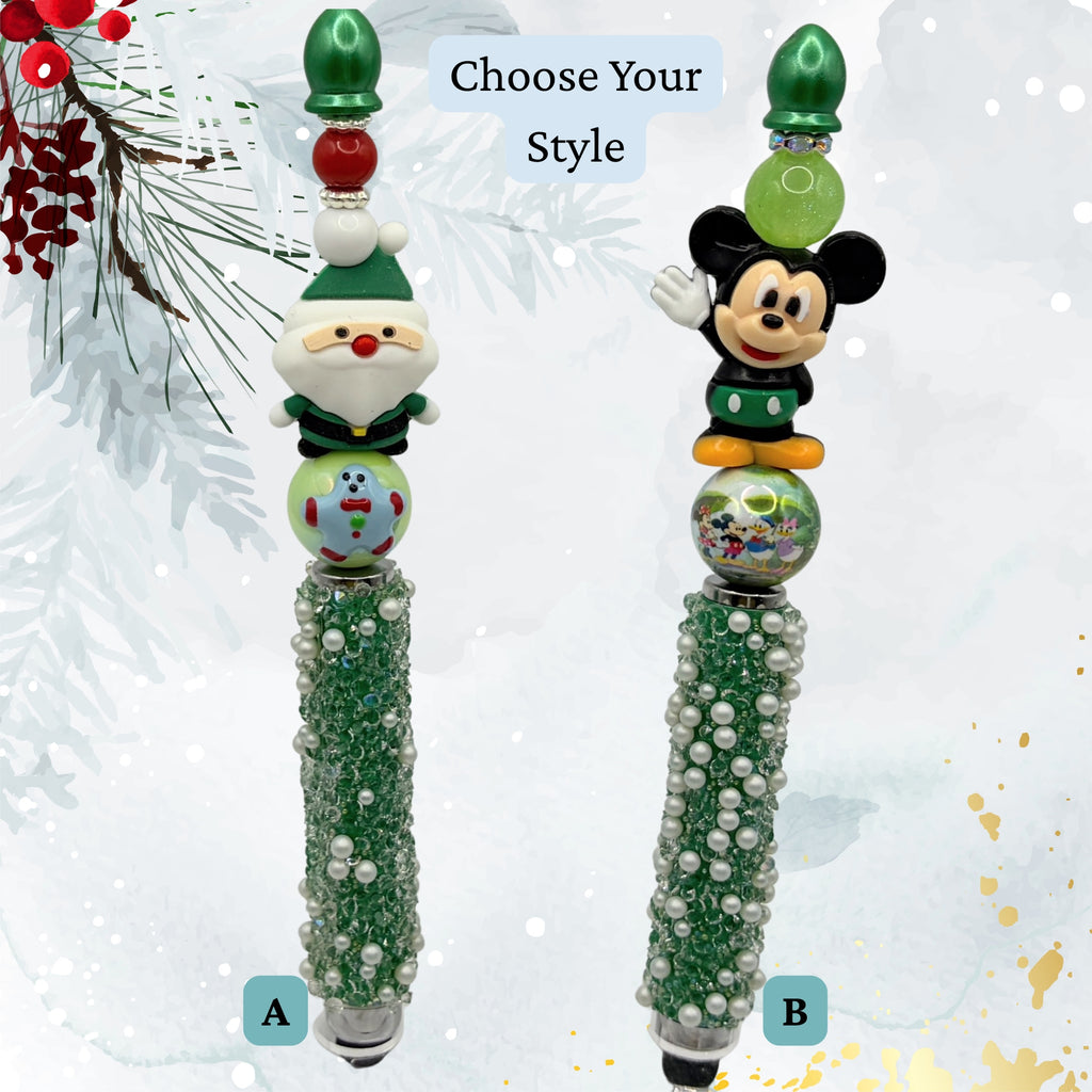Christmas Character Rhinestone Touchscreen Styluses