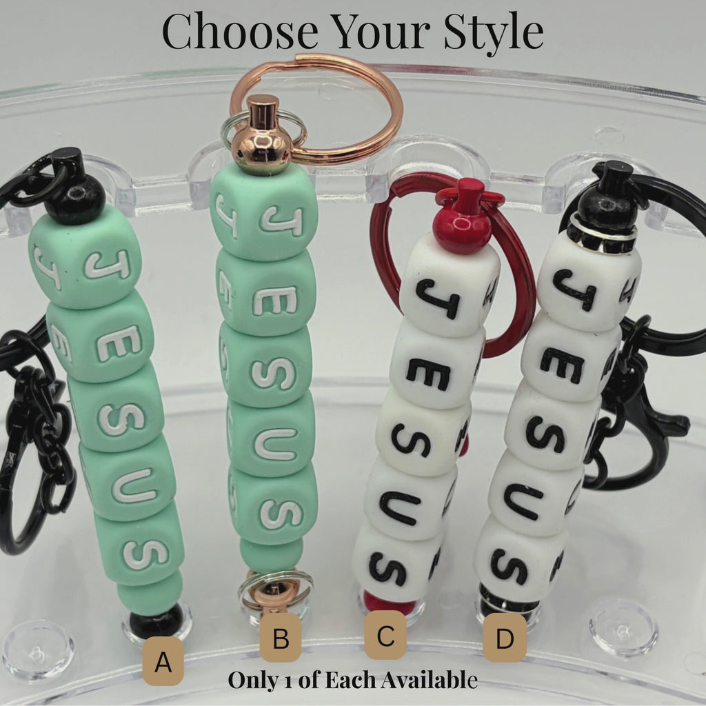 Faith-Inspired Beaded Keychains – Choose Your Style | Handmade Gift Accessories