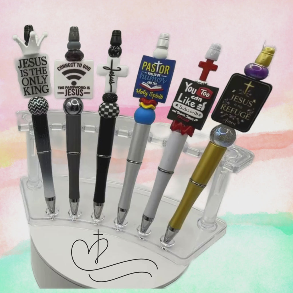 Dad Life Christian Beaded Pen Collection – Choose Your Style A-F