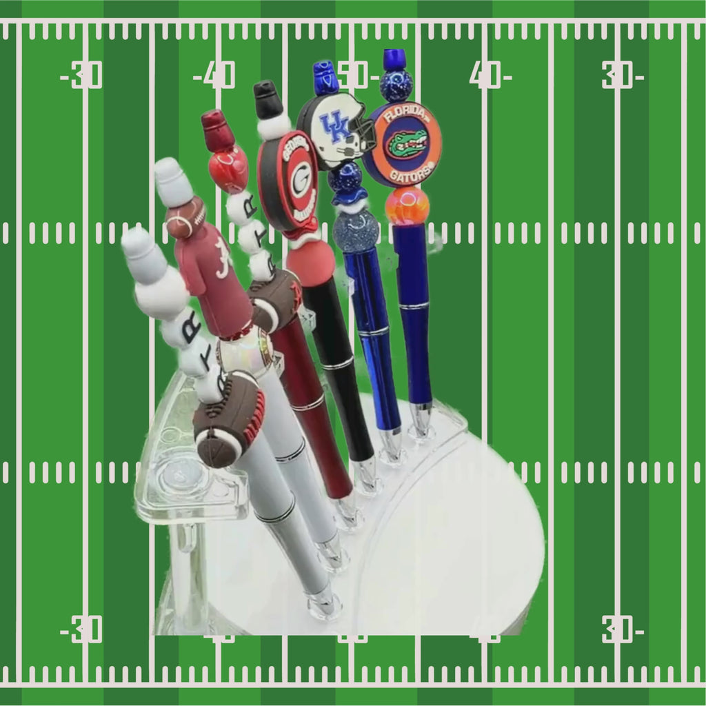 College Football Beaded Sports Team Pens – SEC Football Fan Collection